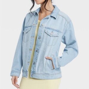 Universal Thread oversized 90s denim trucker jacket XS